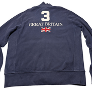Veste zippée Polo Ralph Lauren Great Britain Bleu Marine Big Poney - Taille L
