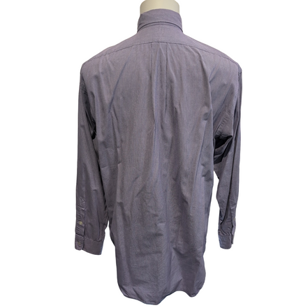 Chemise Ralph Lauren M Violet Bleu Fins Carreaux Manches Longues