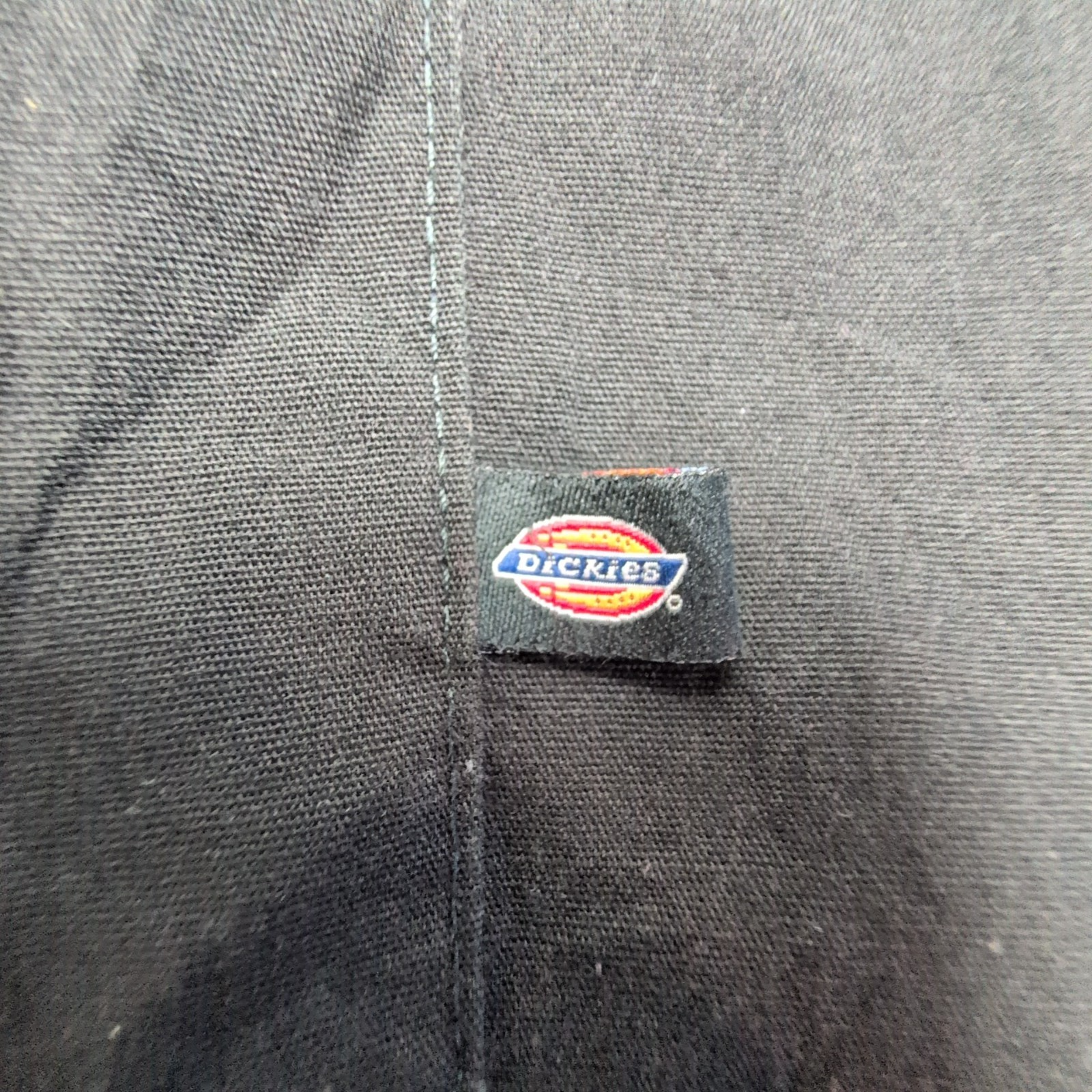 Chemise Dickies noire unie manches courtes taille L homme 2 poches