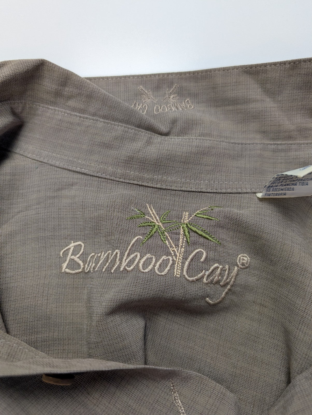 Chemise hawaïenne Bamboo Cay manches courtes taille L #730 hawaienne