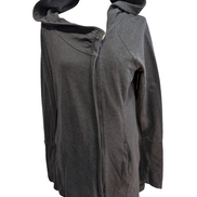 Veste Longue femme THE NORTH FACE Anthracite Rare Plaque Fer capuche - Taille L