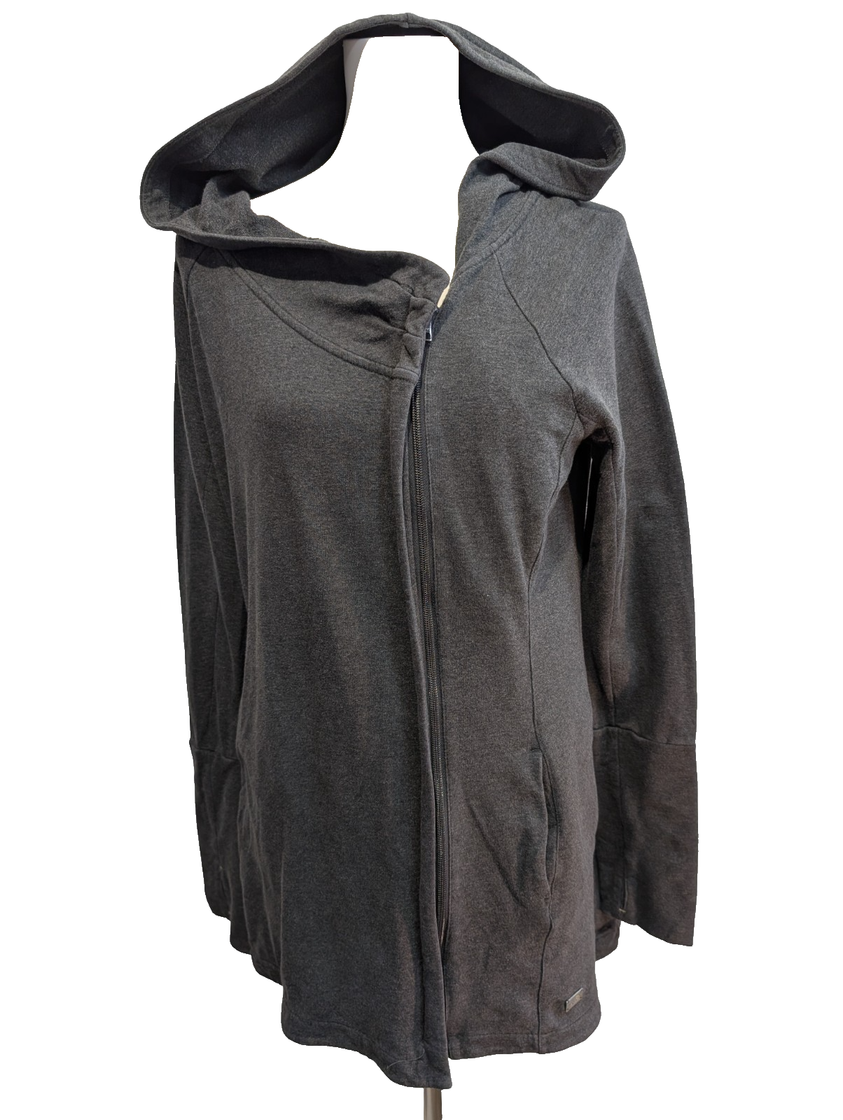 Veste Longue femme THE NORTH FACE Anthracite Rare Plaque Fer capuche - Taille L