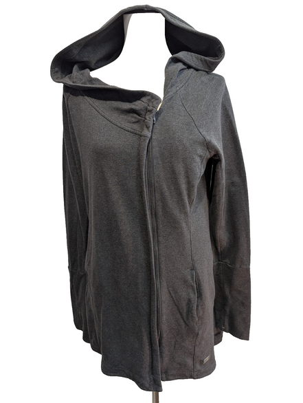 Veste Longue femme THE NORTH FACE Anthracite Rare Plaque Fer capuche - Taille L