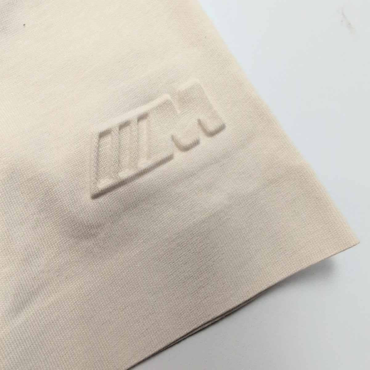 T-shirt BMW Motorsport Taille M Crème Poche Logo Gaufré Neuf Étiquette
