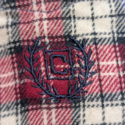 CHAPS Flanelle Fushsia Bleu L Logo Brodé EE VINTAGE 100% Coton | 313S