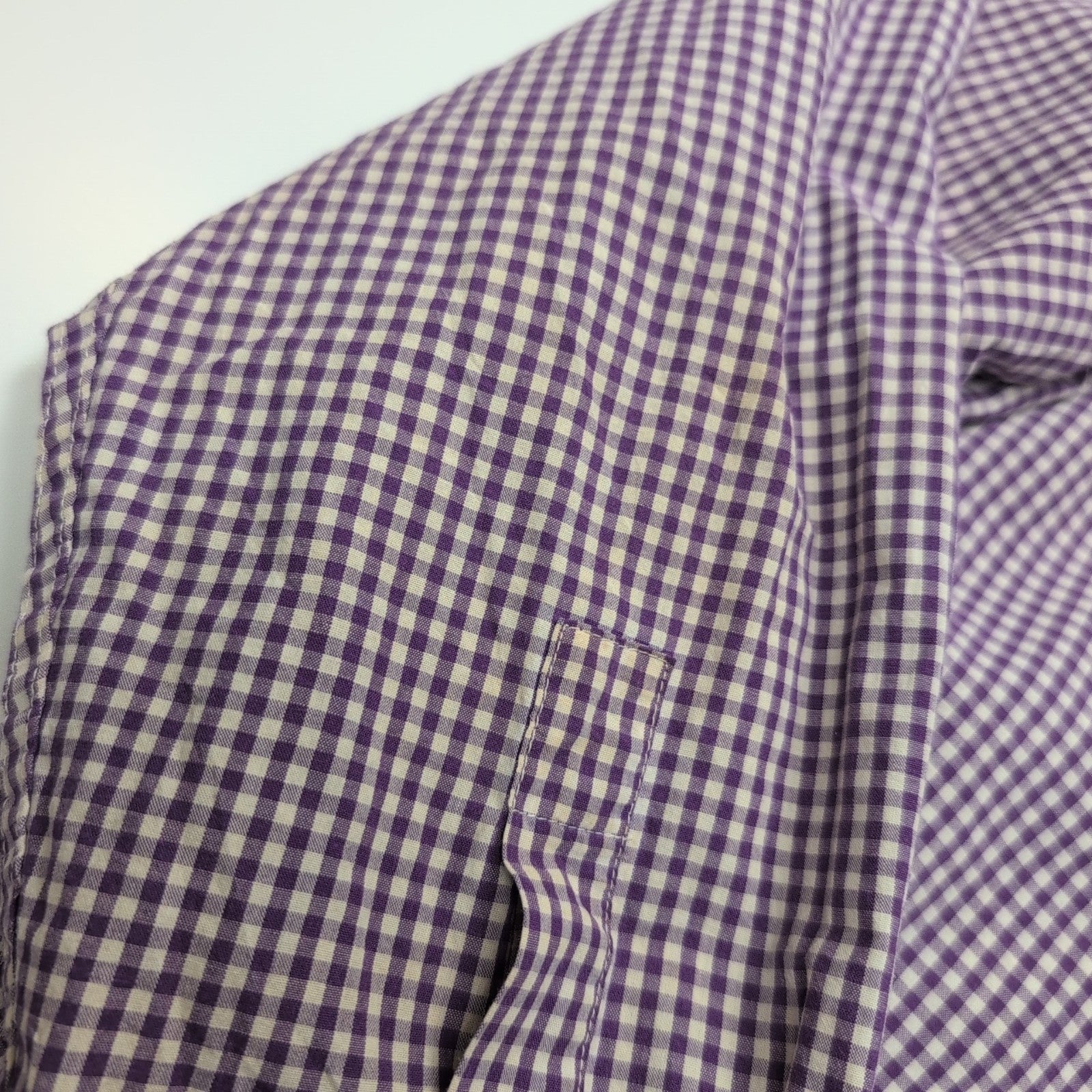 Chemise CHAPS à carreaux violet taille L #192e