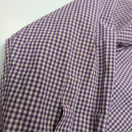 Chemise CHAPS à carreaux violet taille L #192e