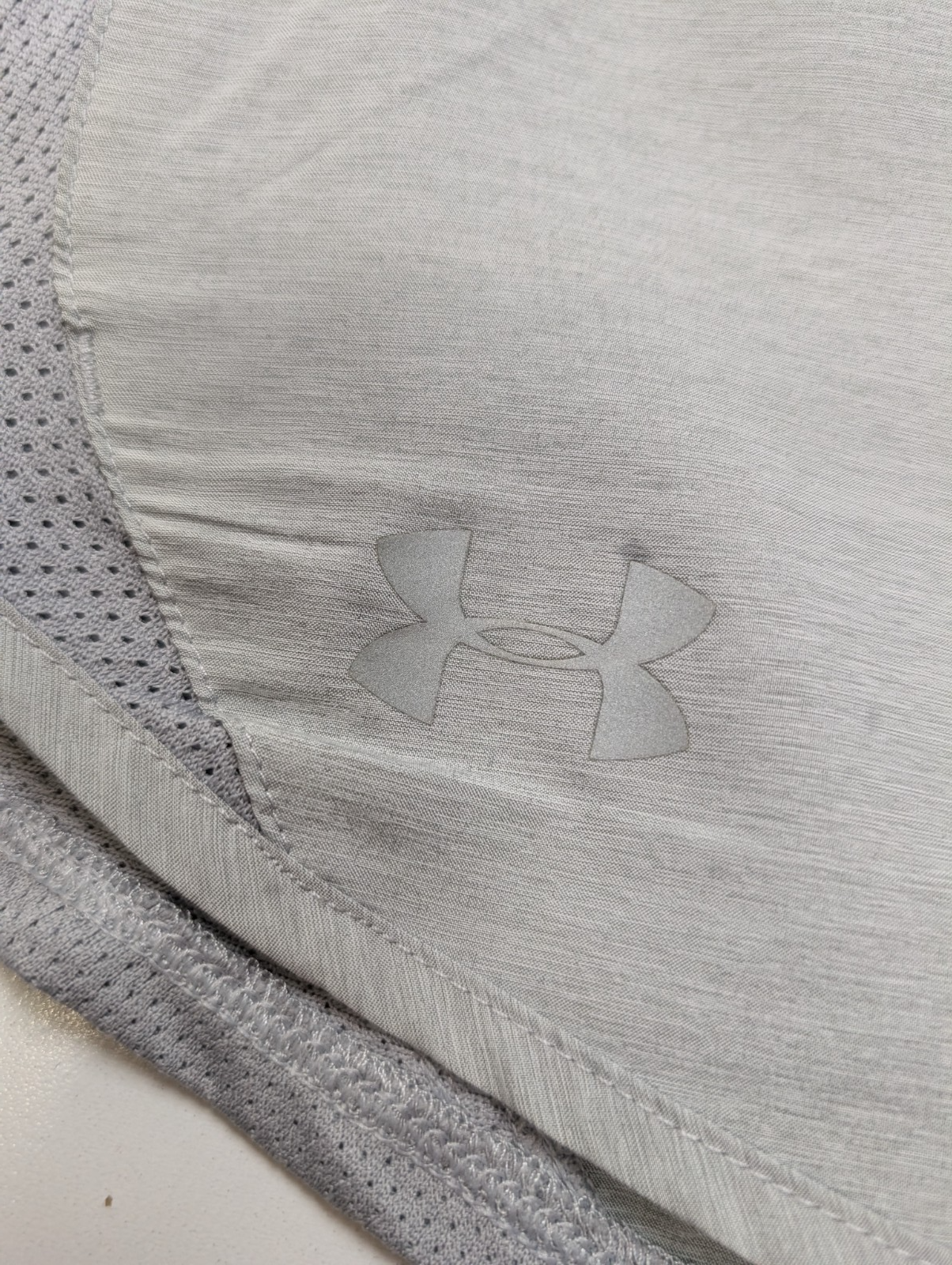 Short Under Armour HeatGear Gris avec Doublure - Femme Taille L