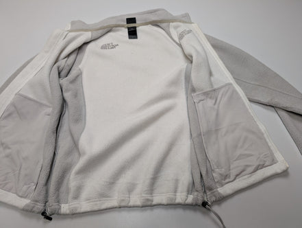Veste Polaire femme THE NORTH FACE Epaisse Blanc & Gris - Taille S