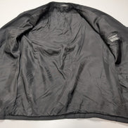 Veste Blazer homme noir mélange laine taille L épaulettes