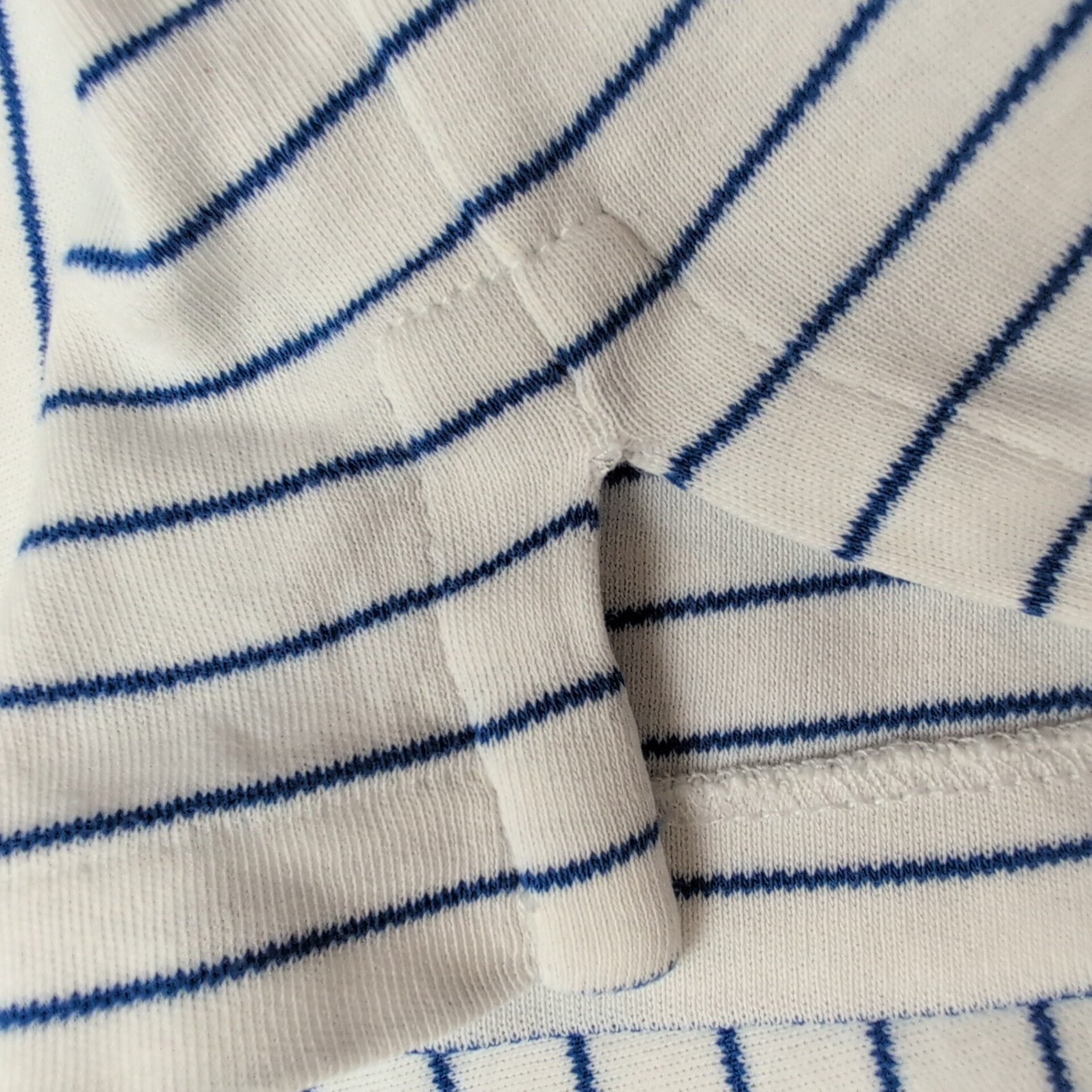 Polo Ralph Lauren Homme L Blanc Rayures Bleues Logo Blanc Polo Manches Courtes