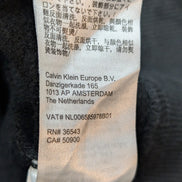 Sweat à Capuche Calvin Klein Noir - Logo Or & Blanc - Taille M