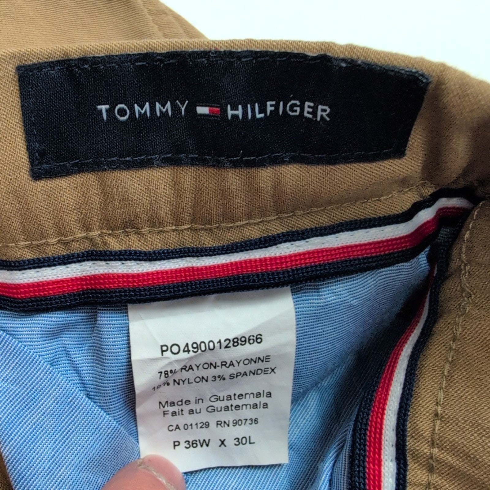 Pantalon de costume stretch beige Tommy Hilfiger taille W36xL30 FR46