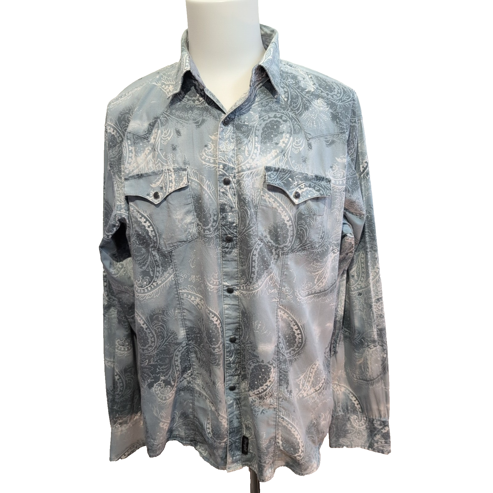 Chemise Wrangler Western Retro Motif Paisley - Taille XL