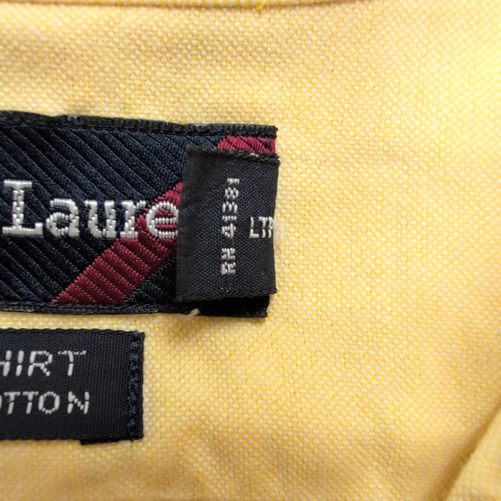 Chemise Ralph Lauren XXL L Big Shirt Jaune Oxford Poche Button Down Shirt