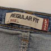 Jean Levi's 505 Regular Fit Vintage Homme W38 L30 Bleu Denim Classic Straight