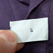 Chemise Ralph Lauren violet logo vert taille M #2053