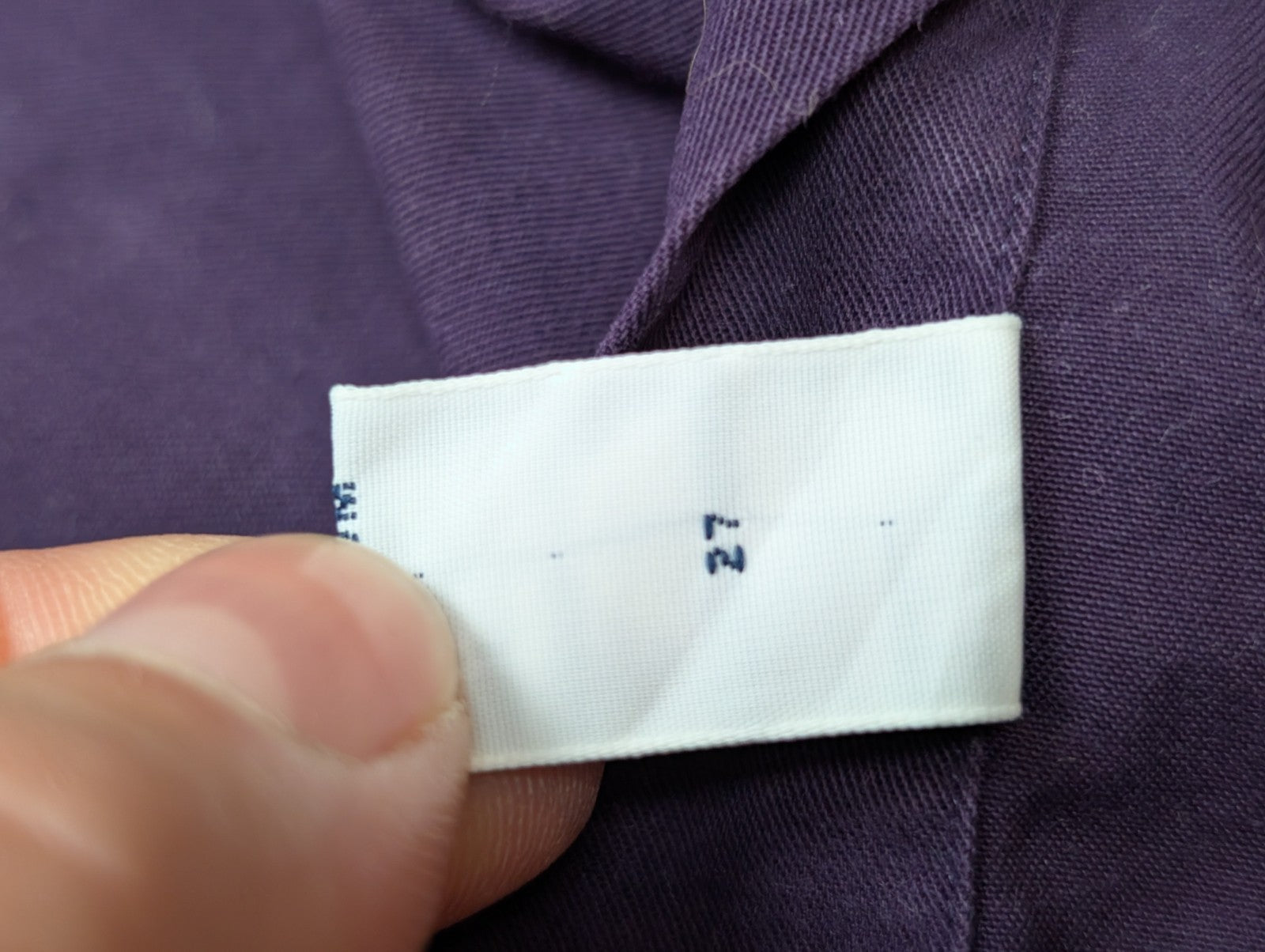 Chemise Ralph Lauren violet logo vert taille M #2053