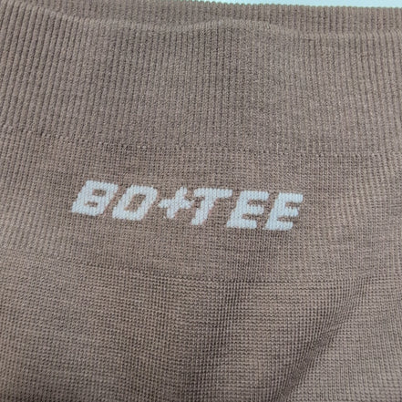 Short Sport Femme XL BO+TEE Marron Sans Coutures Stretch Neuf Étiquette