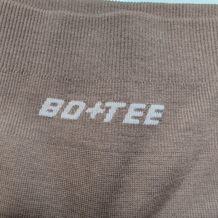 Short Sport Femme XL BO+TEE Marron Sans Coutures Stretch Neuf Étiquette