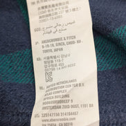 🌊 Chemise HOLLISTER Flanelle Carreaux Vert Bleu M Coton |306S