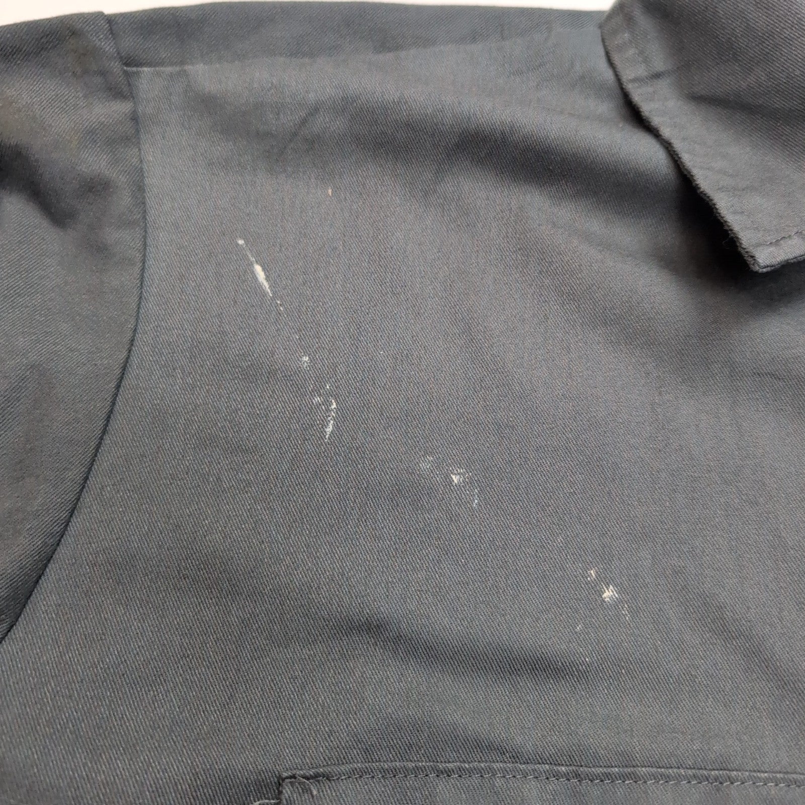 Chemise Dickies L Gris Workwear North American Roofing Vintage