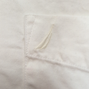 Chemise Nautica XL Blanche 100% Coton Logo Blanc manches longues