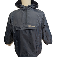 Veste Anorak Disney Land Vintage Marine S (12 ans) Coupe-Vent Doublé Polaire 🏰