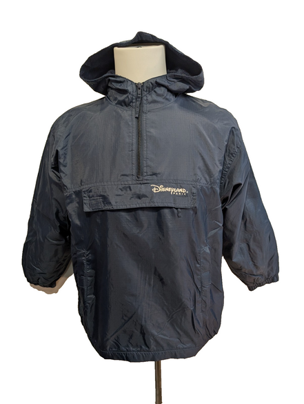 Veste Anorak Disney Land Vintage Marine S (12 ans) Coupe-Vent Doublé Polaire 🏰