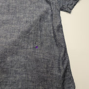 Chemise Patagonia Western XXL Bleu Marine Chanvre Coton Vintage Rare Mch courtes