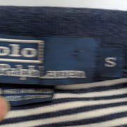 Polo POLO Ralph Lauren Rayé Marine et Blanc Homme Taille S