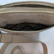 Sac bandoulière Coach cuir blanc cassé crème crossbody