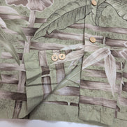 Chemise Hawaïenne Batik Bay XXL Bambou Fleurs Coton Manches Courtes