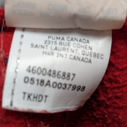 Sweat à Capuche PUMA Homme M Rouge Hoodie Sport 2 Poches Excellent État