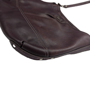 Sac Coach cuir bordeaux rouge vin bandoulière 36 cm très bon état