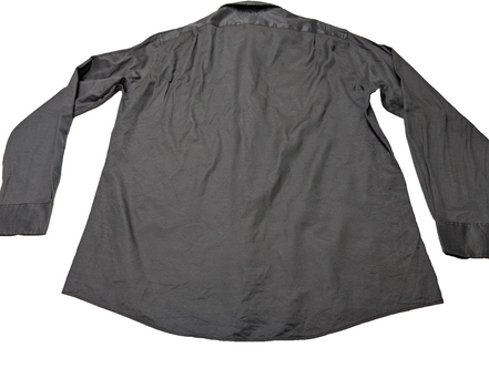 Chemise Dockers noire unie taille L manches longues homme