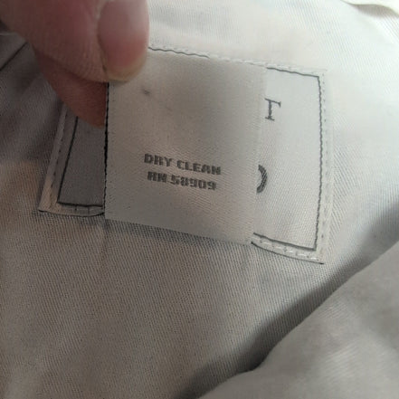 Pantalon Murano Baird McNutt 100% Lin Bleu Chino Taille W34 L34