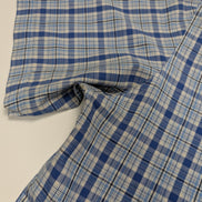 Chemise Chaps manches courtes bleu à carreaux taille L #229msch