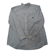 Chemise CHAPS bleue à rayures taille L #62e