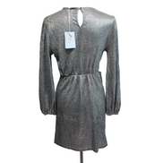 Robe Emilie.K Diane M Champagne Brillante Manches Longues Soirée NEA