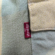 Chemise manches courtes Levi’s verte à carreaux western ranch cowboy  taille M