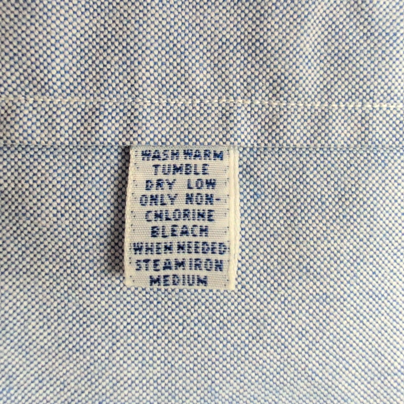 Chemise Ralph Lauren XL Oxford Logo Marron Coton Manches longues