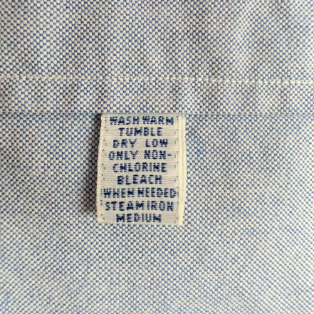Chemise Ralph Lauren XL Oxford Logo Marron Coton Manches longues