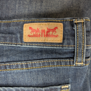 Jean Levi's 518 Femme Bleu Super Low Bootcut Flare W31 L32 Vintage