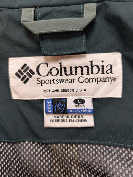 Blouson Columbia Homme L Imperméable Kaki Veste Technique HailStorm Omni-Tech