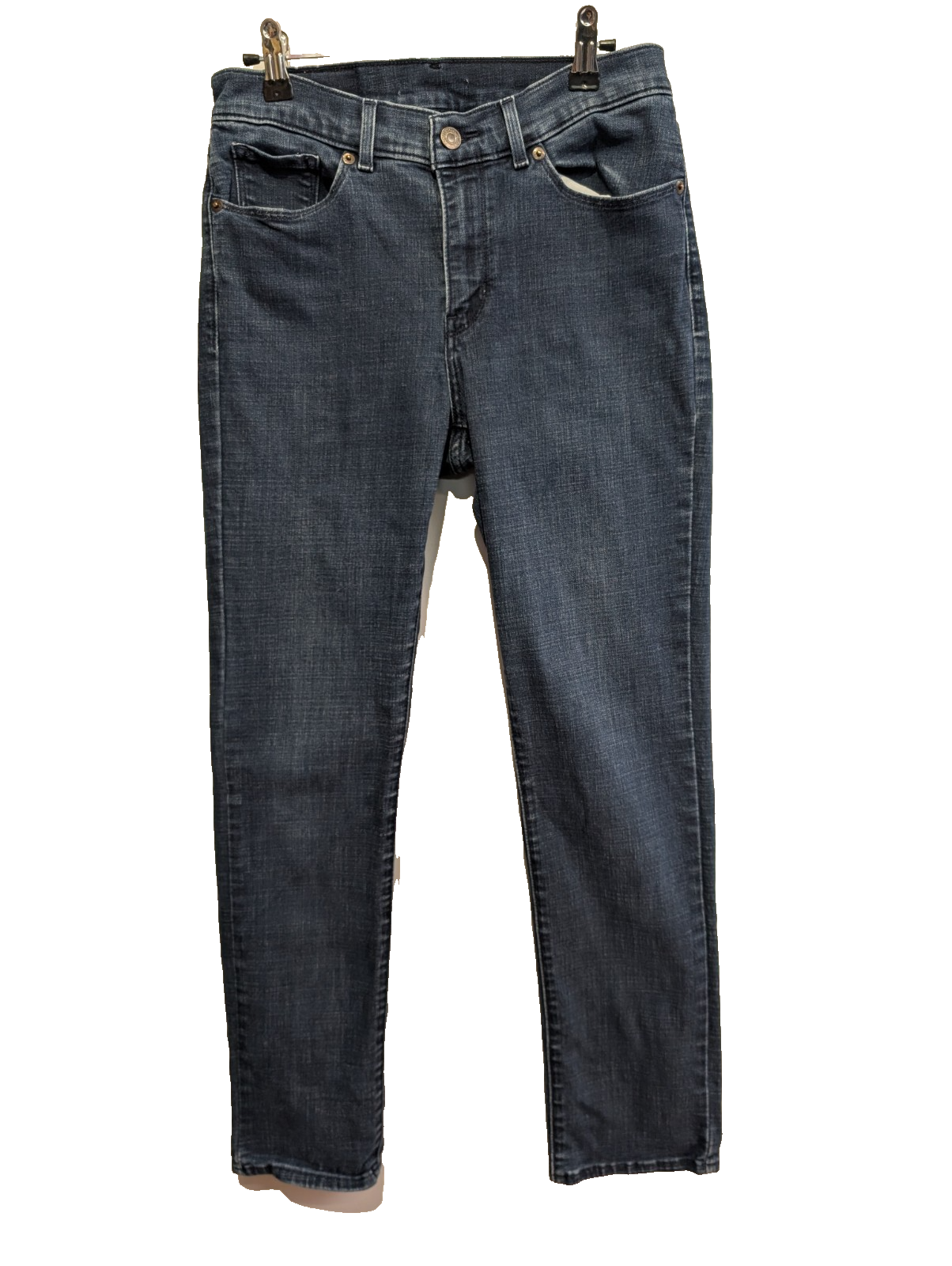 Jean Levi's Femme Bleu Denim Ultra Stretch W25 T34 36 Authentique