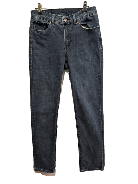 Jean Levi's Femme Bleu Denim Ultra Stretch W25 T34 36 Authentique