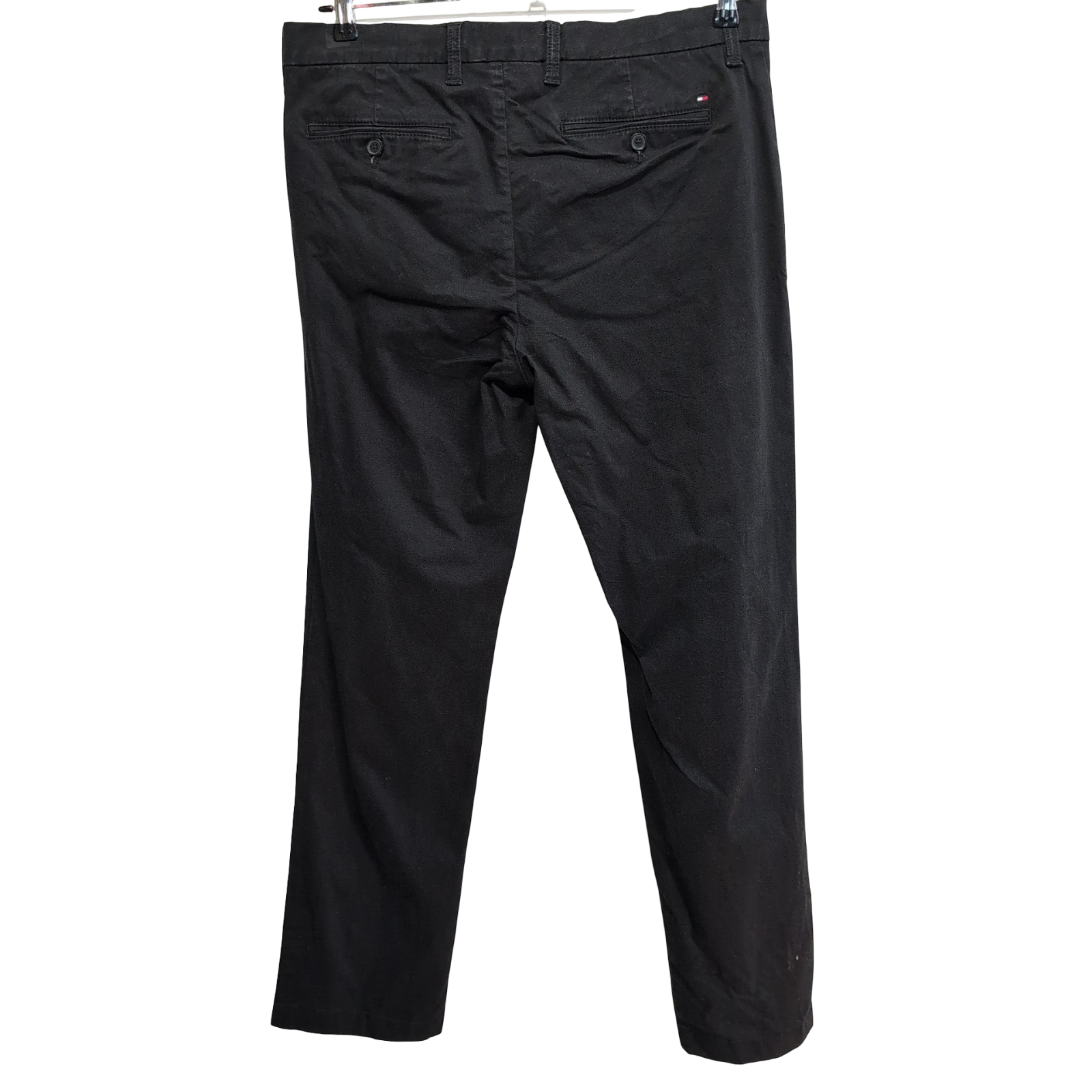 Pantalon chino Tommy Hilfiger stretch noir taille W34xL32 FR44 #49ct