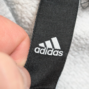 ➜ Sweat à Capuche Adidas Vintage - Logo Poitrine - Gris - Taille S