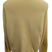 Pull Polo Ralph Lauren Col V 100% Laine d'Agneau Jaune - Taille XL (ajusté)